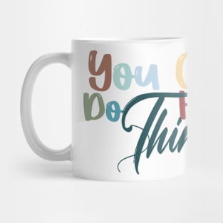 you can do hard things motivation gift for special person Mug